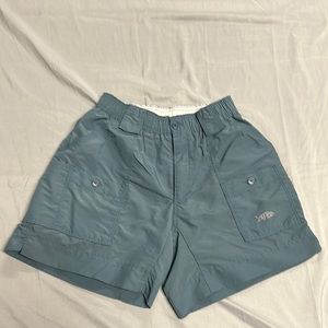 AFTCO Men's Shorts Original Fishing Short 6" inseam Blue Size 30